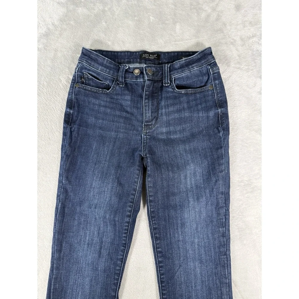 Judy Blue Jeans‎ Womens 3/26 Blue Denim Skinny Fit Dark Wash
